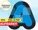 Clipart del alfabeto imprimible inspirado en Tayo el pequeño autobús