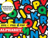Clipart del alfabeto imprimible inspirado en Tayo el pequeño autobús