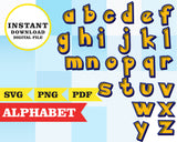 Clipart imprimible del alfabeto inspirado en Pokémon Pikachu