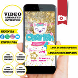 Al igual que Nastya, Invitación en video animada