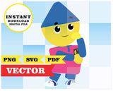 Imágenes prediseñadas de la ciudad de Charlie Colorform SVG, PDF y PNG