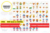Plim plim CLIPART, PNG - PDF editable en Canva - 74 imágenes