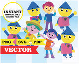 Imágenes prediseñadas de la ciudad de Charlie Colorform SVG, PDF y PNG