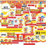Equipo de rescate Plim Plim, kit imprimible