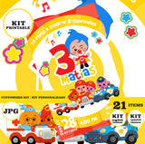 Equipo de rescate Plim Plim, kit imprimible