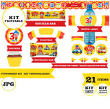 Equipo de rescate Plim Plim, kit imprimible