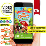 Invitación en video animada de cumpleaños de La granja de Zenón – Invitación a fiesta personalizada