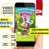 Invitación animada de cumpleaños de Masha y el Oso: video de invitación personalizada