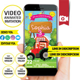 Invitación animada de cumpleaños de McDonald's: video personalizado para fiesta