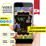 Invitación animada de cumpleaños de la familia Madrigal: video de invitación personalizada