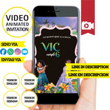 Invitación animada de cumpleaños de la familia Madrigal: video de invitación personalizada