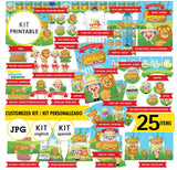 Plim plim safari, Kit imprimible