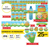 Plim plim safari, Kit imprimible