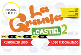 La granja de Zenón - Diseño de logotipo personalizado