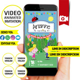 Invitación animada de cumpleaños de Ben y Holly: video personalizado