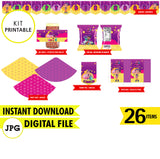 Kit imprimible para el nacimiento de Abby, descarga inmediata
