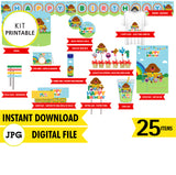 Hola Duggee, Kit imprimible, Descarga inmediata