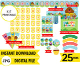 Hola Duggee, Kit imprimible, Descarga inmediata