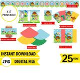 Hola Duggee, Kit imprimible, Descarga inmediata