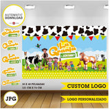 La granja de Zenón, al fondo