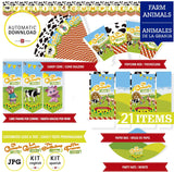 Kit imprimible La granja de Zenon