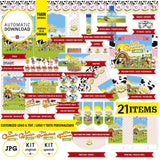 Kit imprimible La granja de Zenon