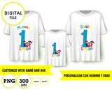 Charlie colorforms, sublimación de camisetas