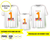Bichikids, sublimación de camisetas