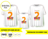Bichikids, sublimación de camisetas