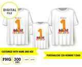 Bichikids, sublimación de camisetas