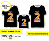 Bichikids, sublimación de camisetas