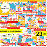 Kit imprimible de GooGoo GaaGaa