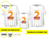 Bichikids, sublimación de camisetas