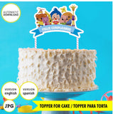 Plim plim, adorno para tarta de payaso plim plim, PNG, PDF, SVG