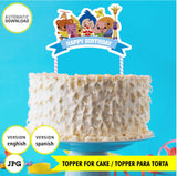 Plim plim, adorno para tarta de payaso plim plim, PNG, PDF, SVG