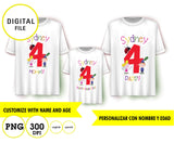 Ben y Holly, sublimación de camisetas