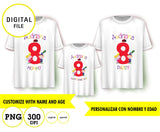 Ben y Holly, sublimación de camisetas