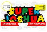 Super Mario - Diseño de logotipo personalizado