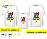 Dave y Ava, sublimación de camisetas