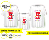 Ben y Holly, sublimación de camisetas