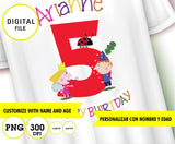 Ben y Holly, sublimación de camisetas