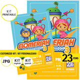 Equipo umizoomi, kit imprimible