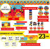 Sam el bombero, kit imprimible