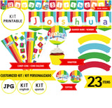 Bloques numéricos, kit imprimible