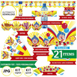 Plim plim, Kit imprimible