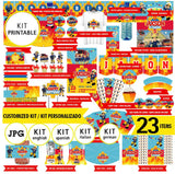 Sam el bombero, kit imprimible