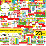 Bloques numéricos, kit imprimible