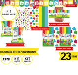 Bloques numéricos, kit imprimible