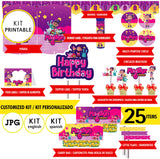 Kit imprimible para el nacimiento de Abby