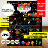 Bichikids, cartel de pizarra